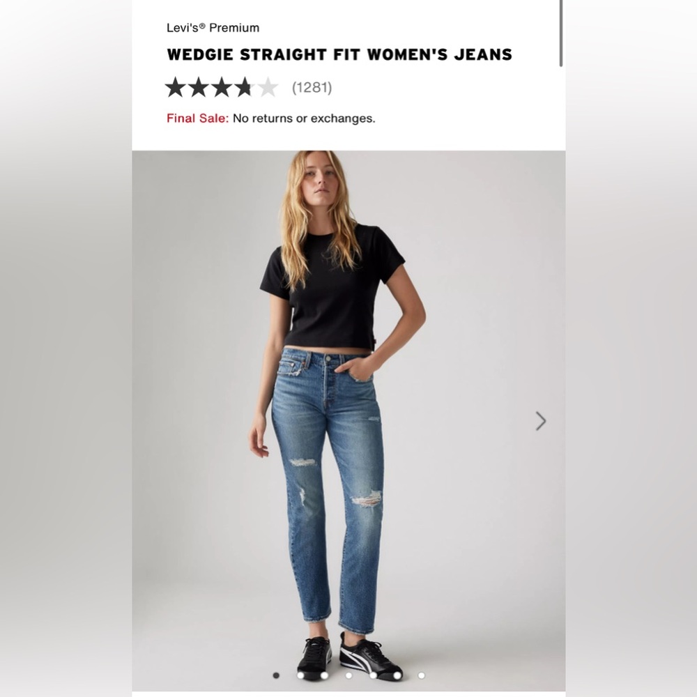 Levi's® Premium
WEDGIE STRAIGHT FIT WOMEN'S JEANS